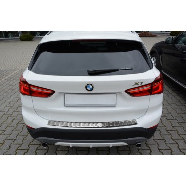 Накладка на задний бампер BMW X1 F48 (2015-) бренд – Avisa главное фото